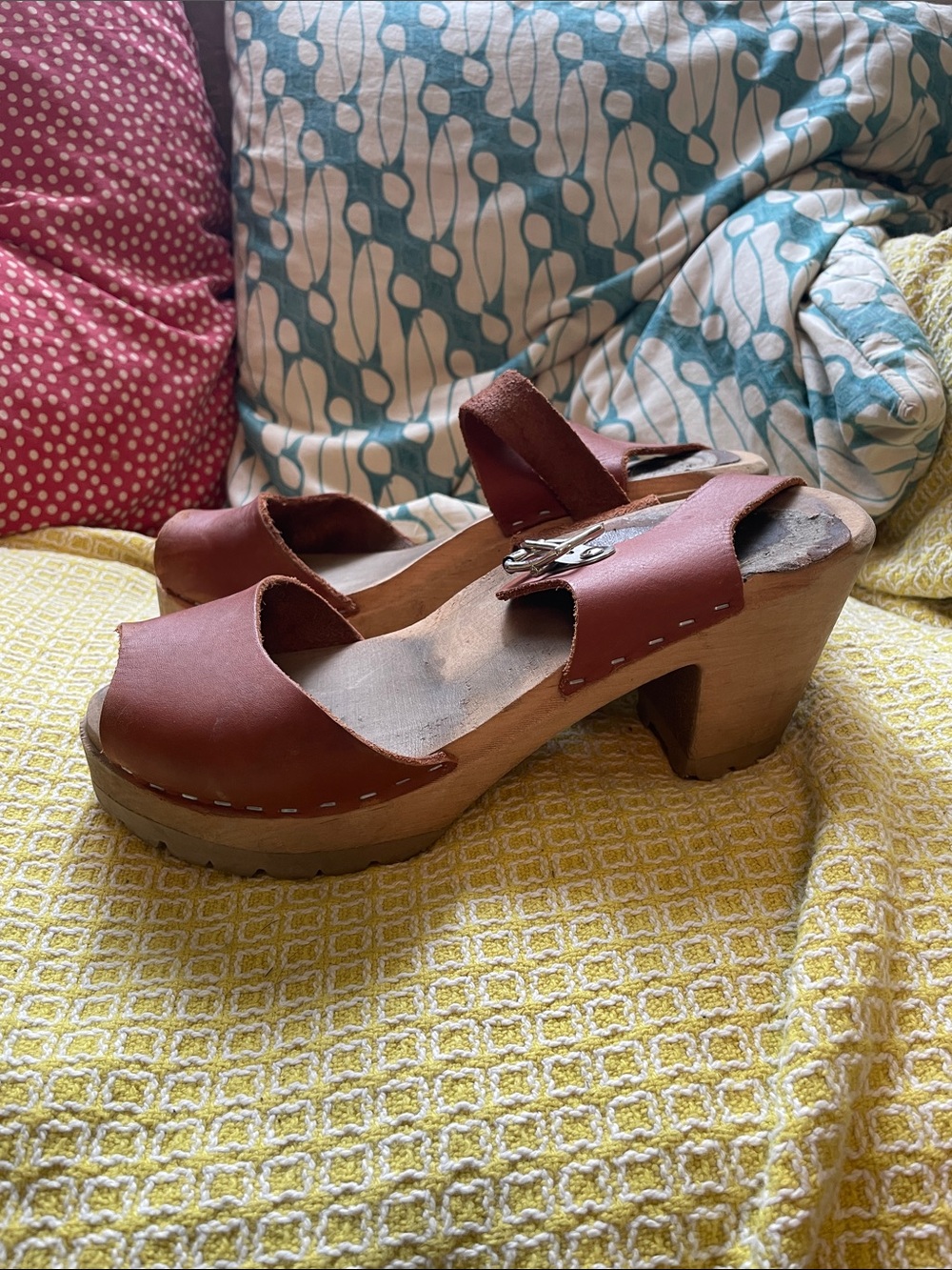 MIA Platform Swedish Clogs